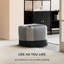 Pouf carré de 20 po de largeur