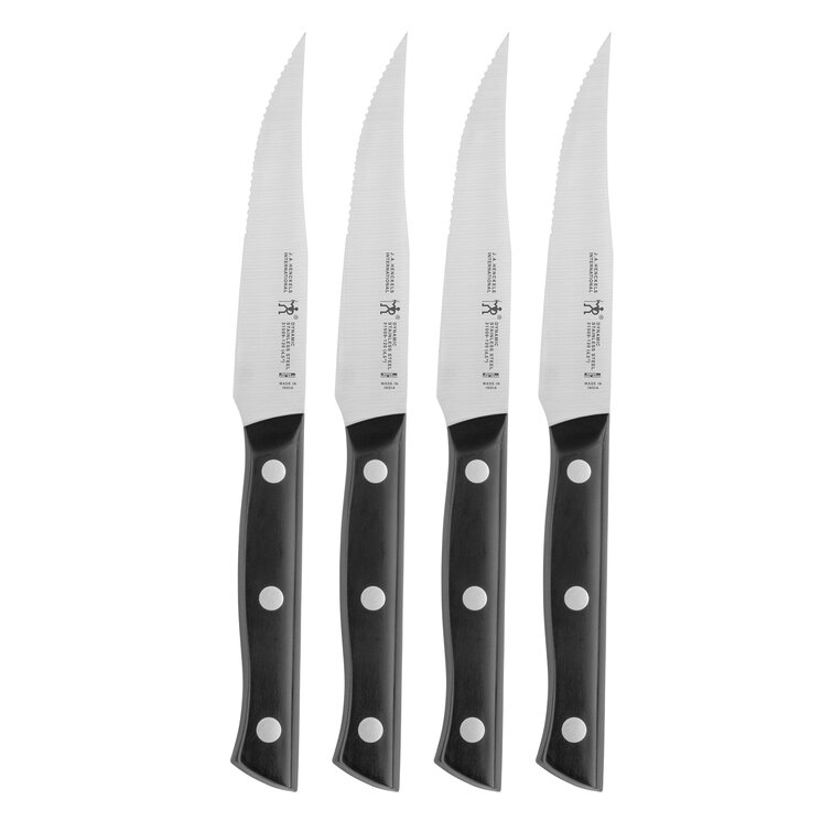 MasterCHEF 2 Pc Steak Knife Set Triple Rivet Full-Tang Stainless Steel - New