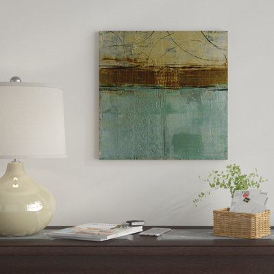 « cool blue canyon », impression sur toile