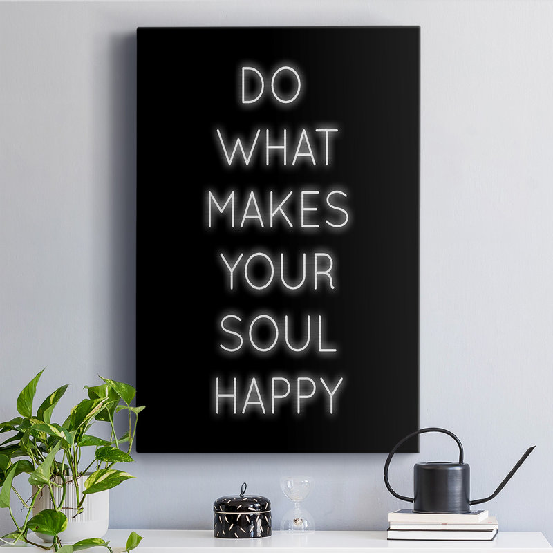 Toile tendue Soul Happy, H 60 po x l 40 po x P 1 po