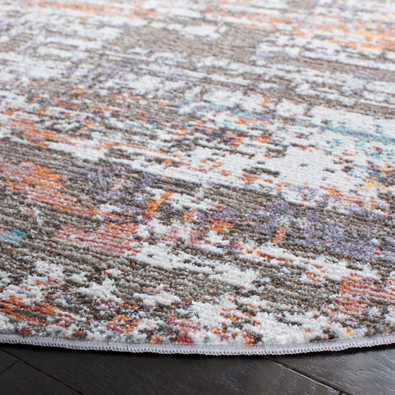 Tapis abstrait Crystal Performance, Rectangle 8 pi 8 po x 12 pi 4 po