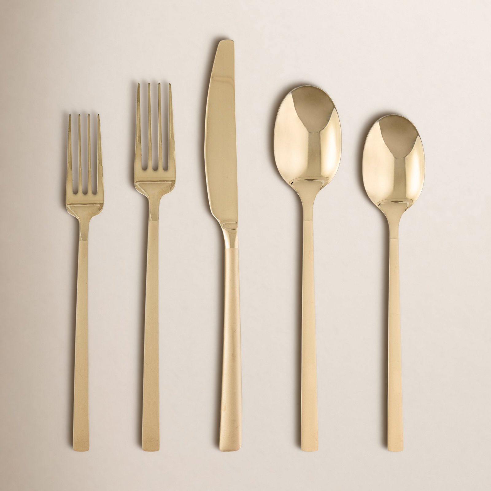 Averie 20 Piece Flatware Set, Service for 4, Champagne