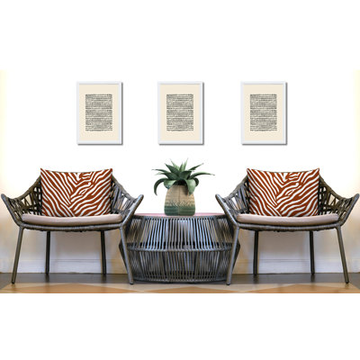 Oreiller réversible intérieur / extérieur à imprimé zébré Kits