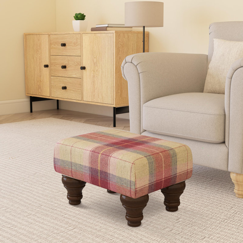 Manufactured Wood Accent Stool, Mahogany