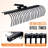60" Behind Landscape Rake for Tractor, Tow Dethatcher Rake with 24 Steel Coil Tines and 2" Receiver,  Fit for 3-point Suspension Systems-116179850
