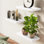Tablettes flottantes pour le mur, tablettes murales en bois rustique pour la salle de bain, la chambre à coucher, le salon, la cuisine, tablette suspendue pour livres / rangement / décor de chambre d'une capacité de 22 lb (blanc, ensemble de 3, 15,7 po
