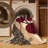 Machine Washable Aedan Beetroot Vintage Vintage Look Rug in Black – Beige Binding-108063769