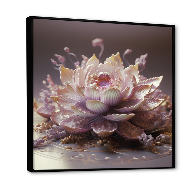 Lochlan sur toile, H 16 po x l 16 po x P 1 po, Cadre flottant noir
