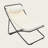 Foldable Rattan Outdoor Lounge Chair with Thick Cushion & Headrest, 2-Position Reclining Patio Chair (Set of 2)-1473807986