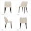 Chaise rembourrée en bois massif Orena-2103234265