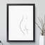Line Female Form - Picture Frame Drawing-62802703-62802702