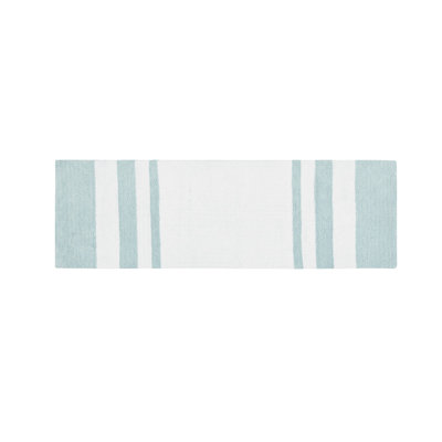 Absorbent Cotton Reversible Bath Rug For Plush Spa Experience At Home