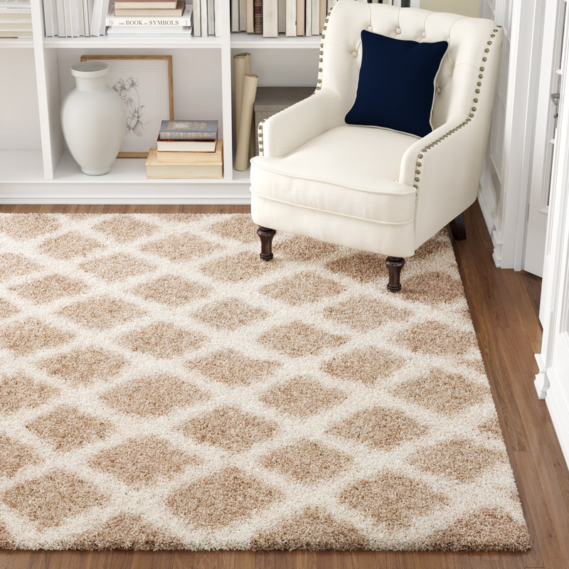 Skyleen Shag Performance Geometric Rug, Rectangle 8' x 10'