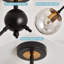 6 lustres en verre