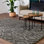 Peck Geometric Shag Area Rug