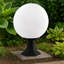 Lampe sur pied d'extérieur Globe