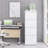 4 Drawer File Cabinet With Lock Metal Vertical File Storage Cabinet Office Home Steel Vertical File Cabinet For A4 Legal/Letter Size Narrow File Cabinet Locked