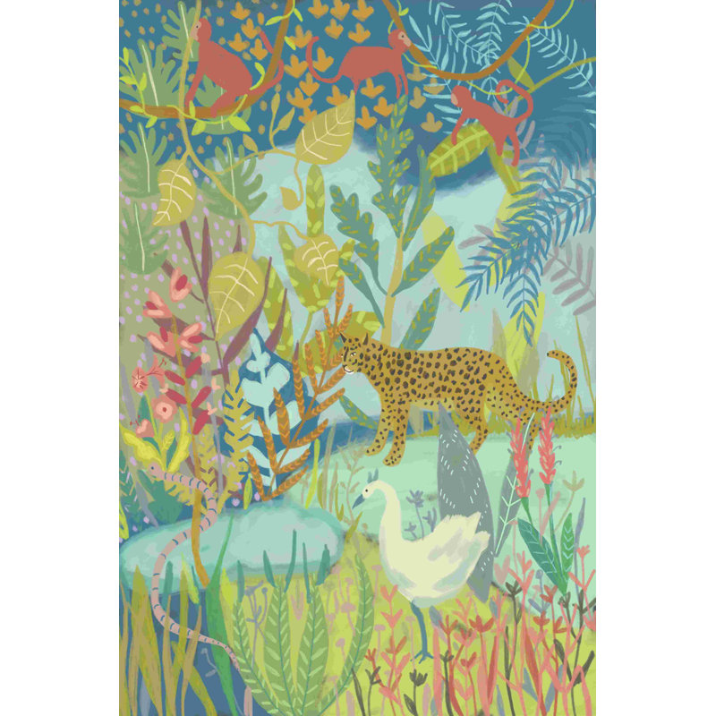 Jungle Dreaming I, H 18 po x l 12 po