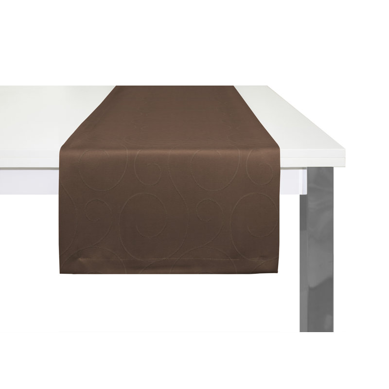 Marreco Rectangle Floral Tablecloth, 130cm W x 160cm L, Brown