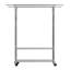 Adjustable Rolling Clothing Rack