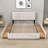 Daryll Upholstered Linen Unfinished Standard Bed with Drawers-522210415