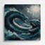 Art mural gris Sci Fi Leviathan-249692039