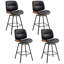 Tabouret de comptoir pivotant en similicuir-133078978