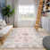 Blossom Medallion Plush Area Rug – Soft Floral Accent with Non-Slip Backing