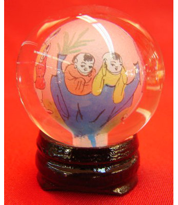 Abstract Cloche Or Water Globe