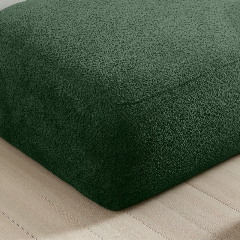 Méridienne Boucle Méridienne Fluffy, Orienté à gauche (vu de face), Vert