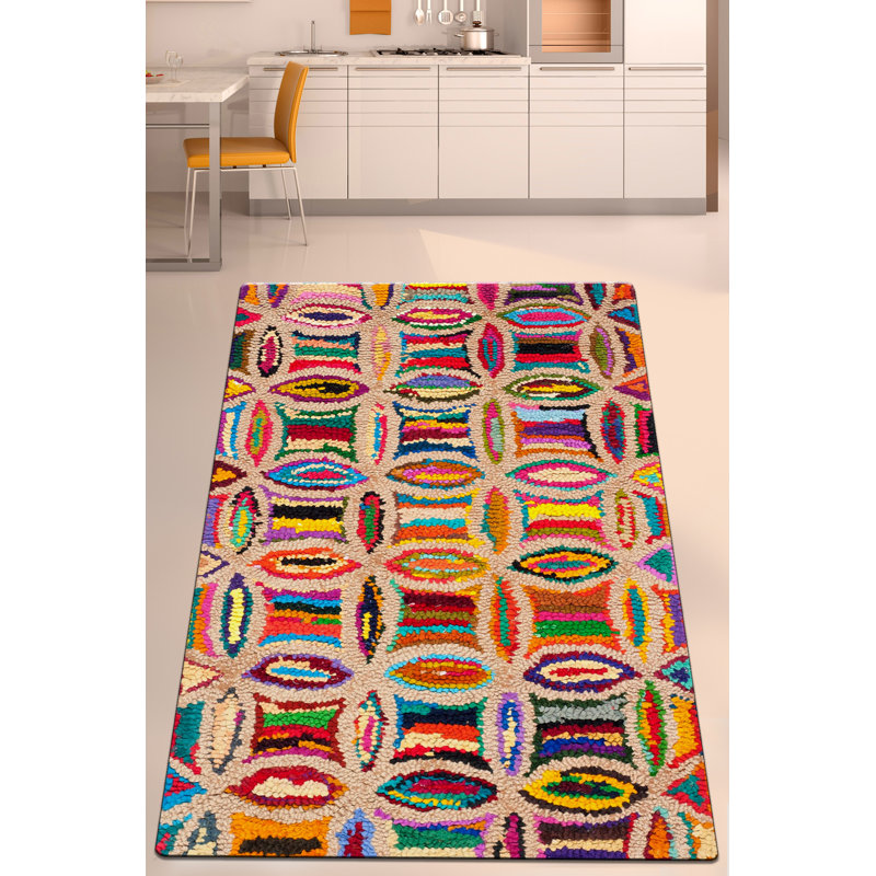 Premium Non-Slip Area Rug, 4.9 x 7.9 Feet, 100% Polyester, 0.4 in Pile Height | Antibacterial, Machine Washable, Easy Care | Perfect for Living Room, Bedroom & Office, Soft and Durable Design