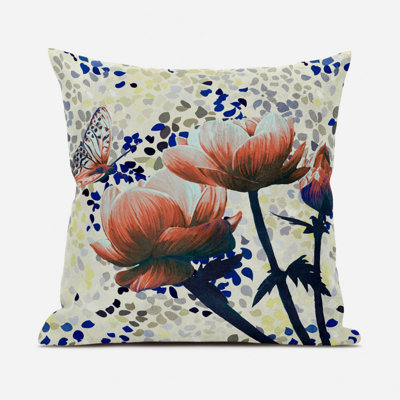 Housse et insert de coussin décoratif en polyester pour l'intérieur et l'extérieur