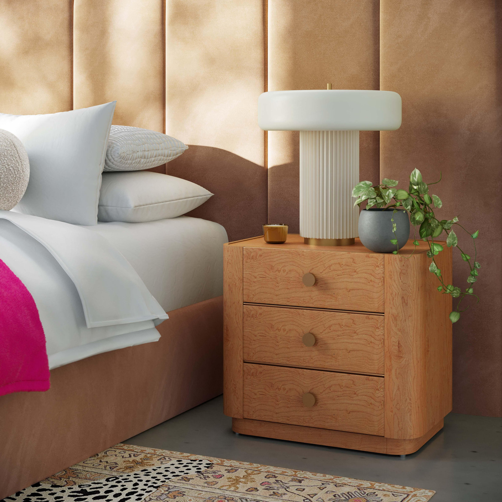 Yuna Maple Nightstand