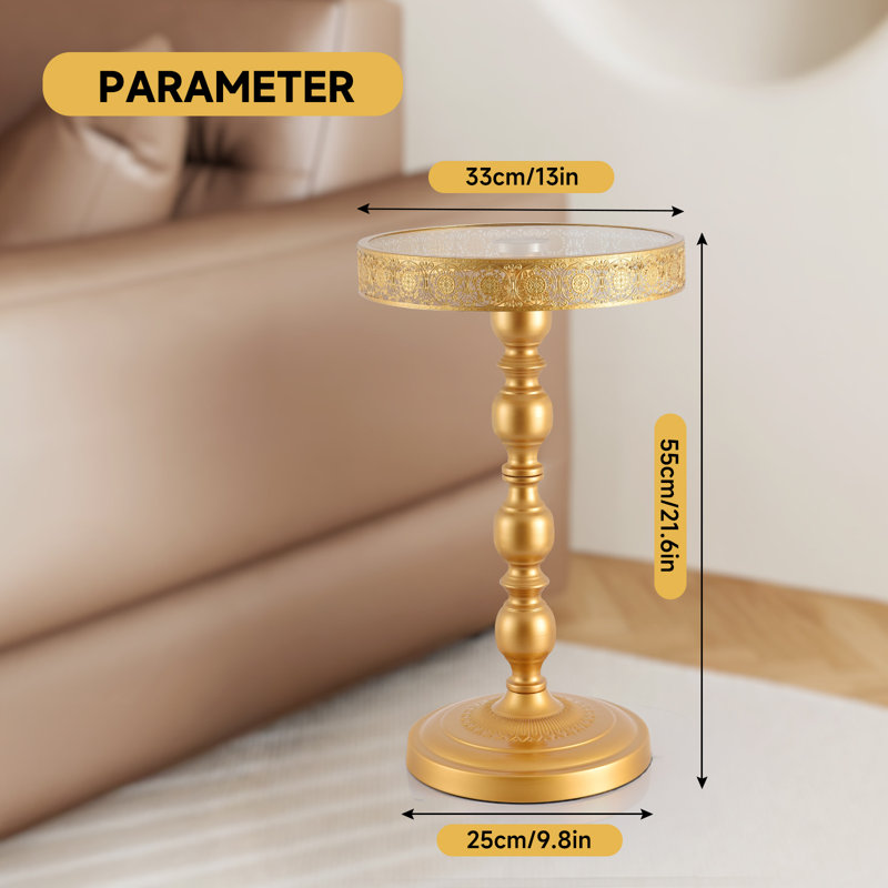 Table basse Golden Glass