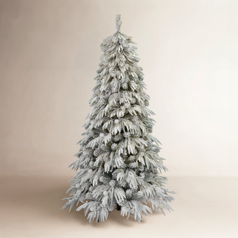 Arbre de Noël avec 300 lumières DEL - Comprend un sac de rangement pour arbre et une télécommande, 6'6"