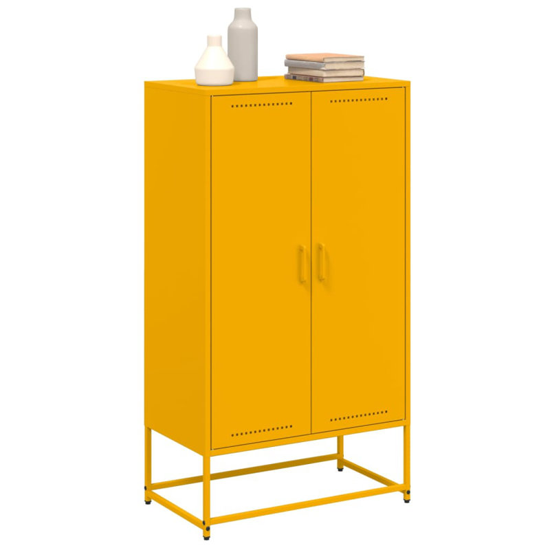Storage Cabinet, Mustard yellow
