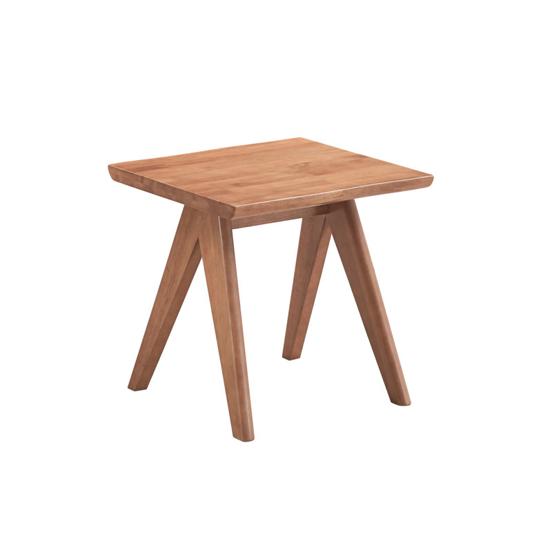 End Table, Natural Finish