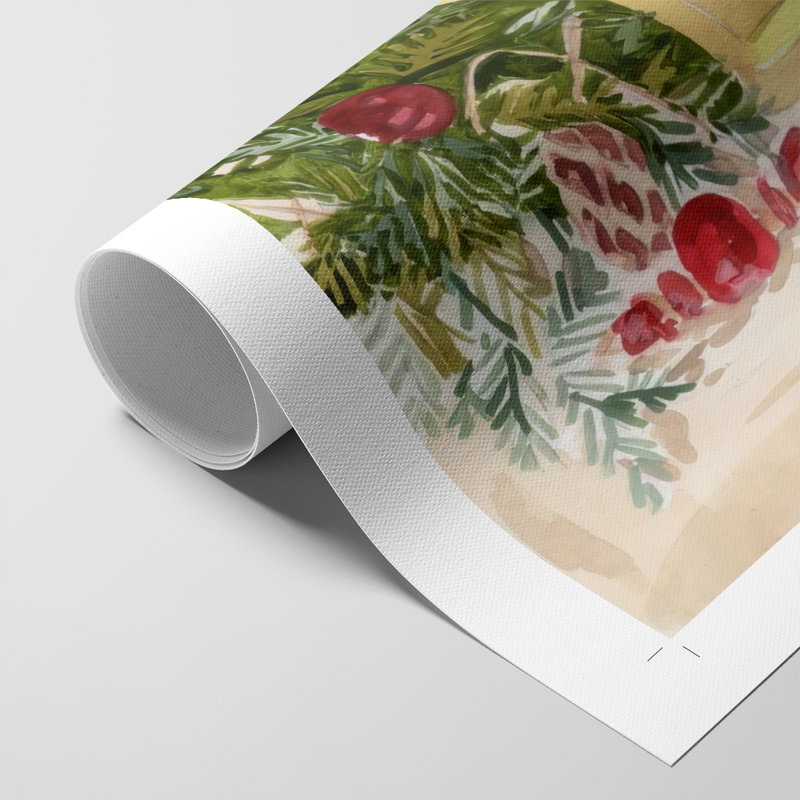 Home Sweet Christmas II - Impression sur toile seulement - NON CADRE