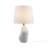 Asymmetrical Ceramic Table Lamp Grey See below