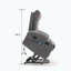 Fauteuil de massage inclinable électrique chauffant-112660703