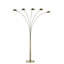 Lampe sur pied à branches 88 po Micah