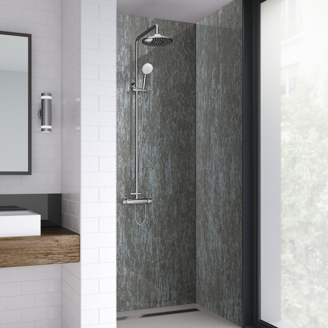 60mm 59mm W x 242mm H Decorative Wall Panel with Glass