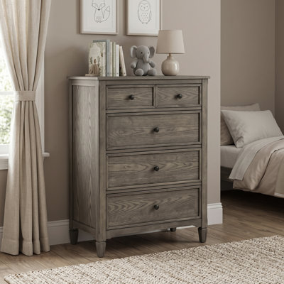 Commode à 4 tiroirs en bois Isiah