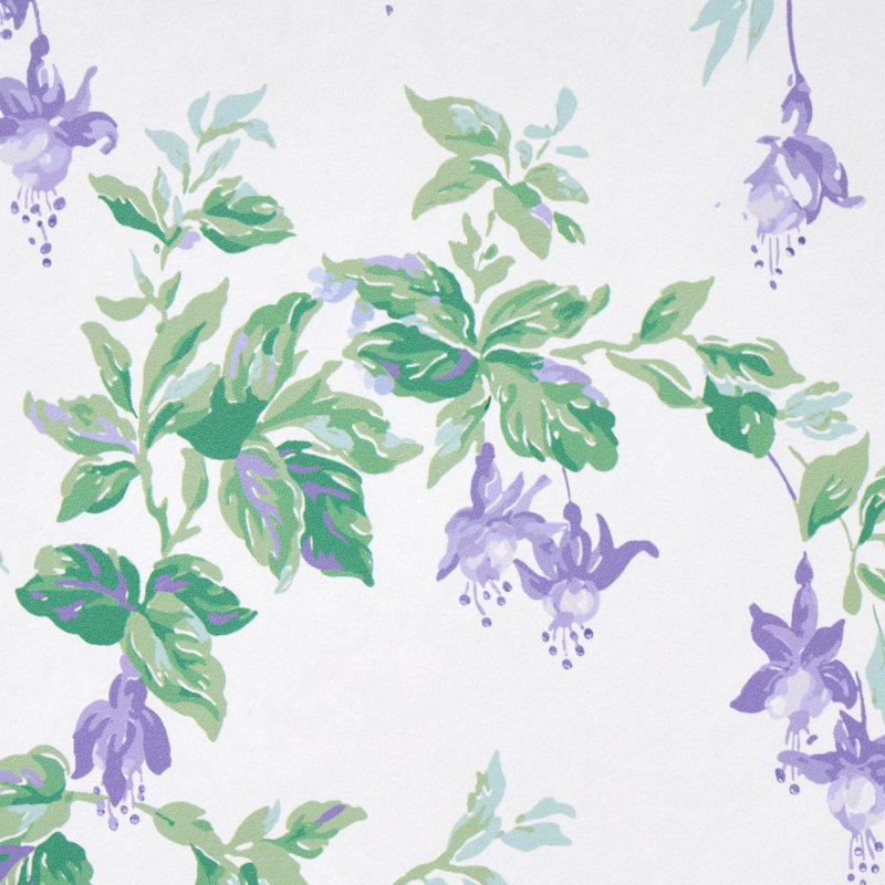 Garden Gate Wallpaper, Violet