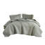 Ensemble de courtepointe 3 pièces Lin / Sage Green Ruffle-120243032-120243030
