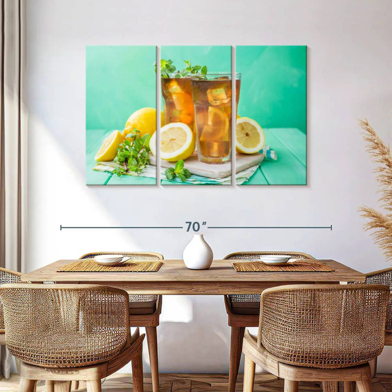 Yarlin Lemon Iced Tea, 36" H x 57" W