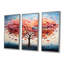 «Blossoming Pink Heart Tree», ensemble de décorations murales-753963305-753963296