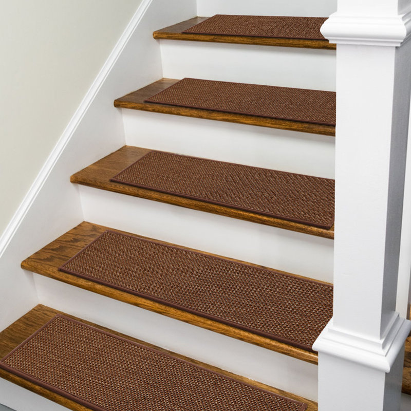 Tapis d'escalier intérieur antidérapant Robinswood, Brun