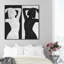 People and Portraits Dance Flow I Silhouettes - impression d'art graphique-61018891-50963117