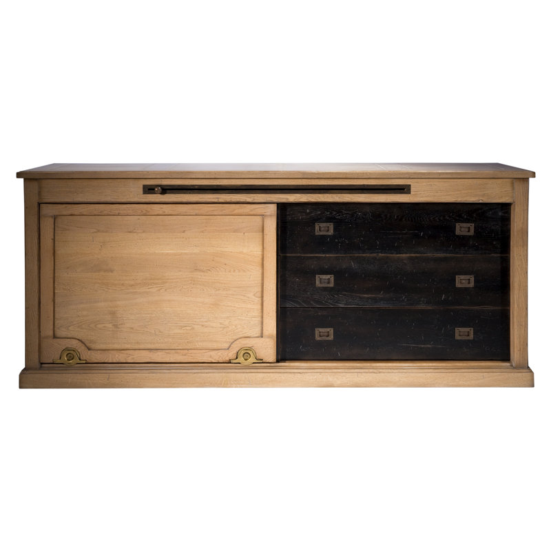 Horloger 82.68'' W Solid Wood Credenza
